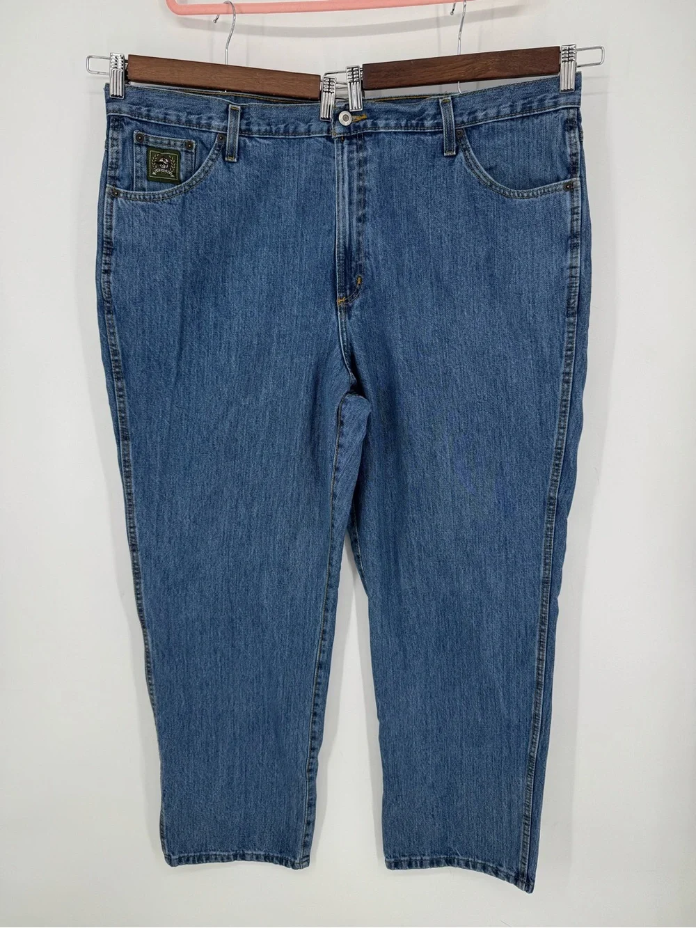 Cinch Men's Straight Blue Denim Jeans Size 44X32 Country Western 100% Cotton